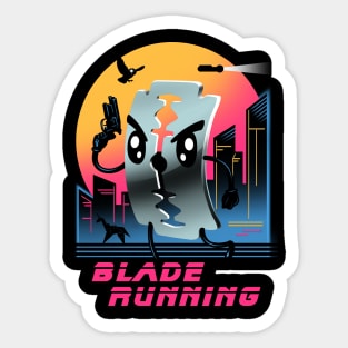 Blade Running Sticker